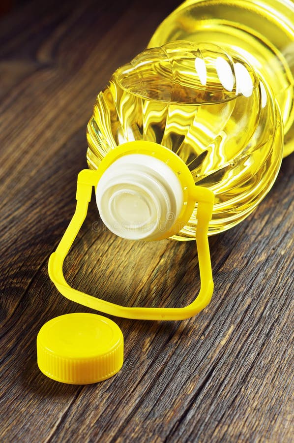 Vegetable Oil in Plastic Bottle Closeup Stock Photo Image of dieting
