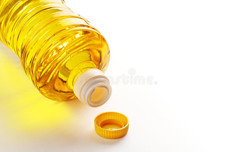 Vegetable Oil in Plastic Bottle Closeup Stock Photo Image of dieting