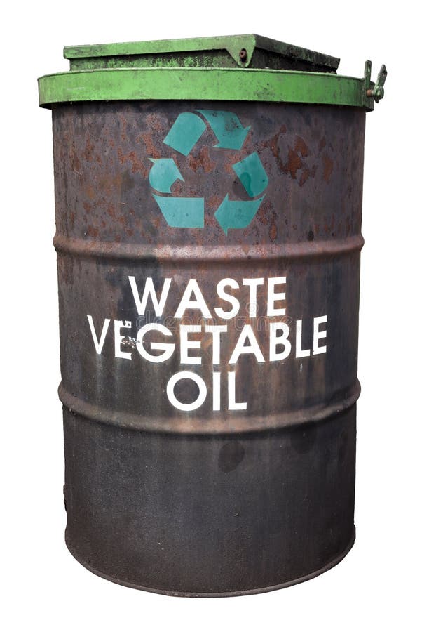 Vegetable Oil Recycling Barrel Stock Image - Image of kitchen, recycle ...