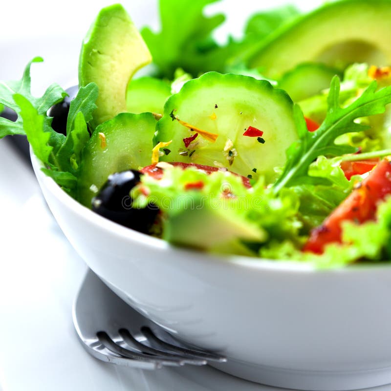 Vegetable Salad with Avocado