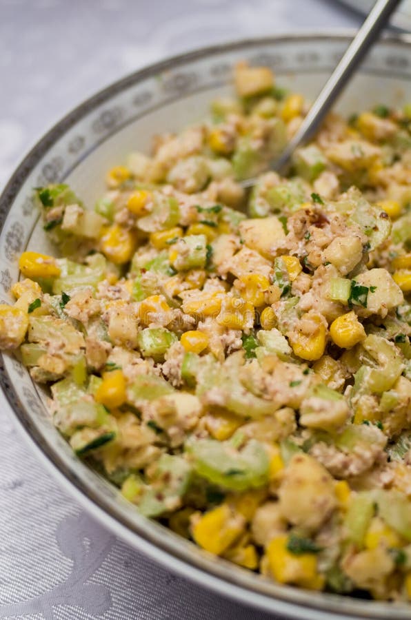 Vegetable salad bowl stock photo. Image of culinary, vegetarian 87865202