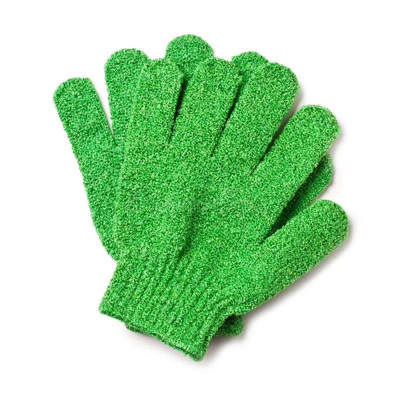 Vegetable scrubbing gloves stock photo. Image of pair 24512600
