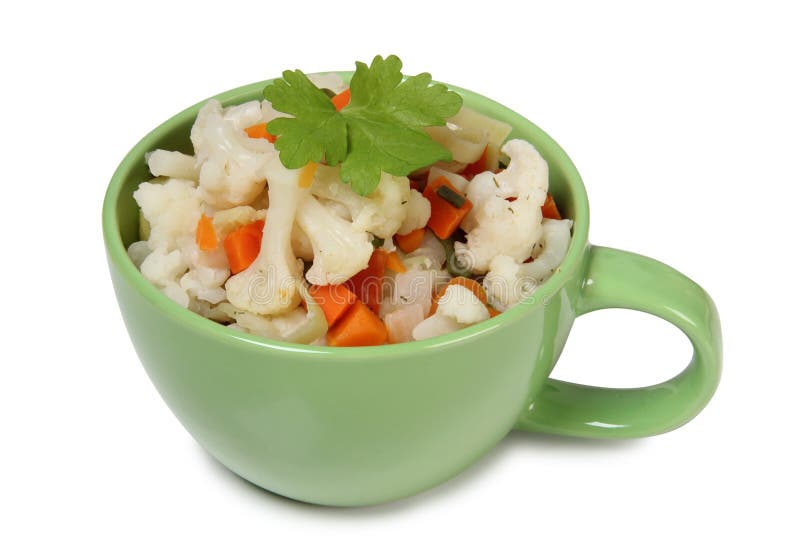 Vegetable soup in cup stock photo. Image of onion, garnish 75204482