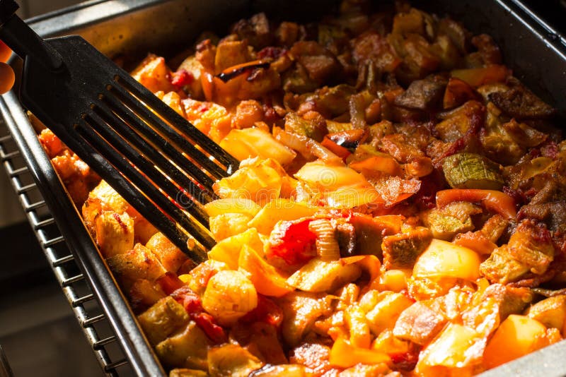 Vegetable Stew Cooked in the Oven Stock Photo Image of potato