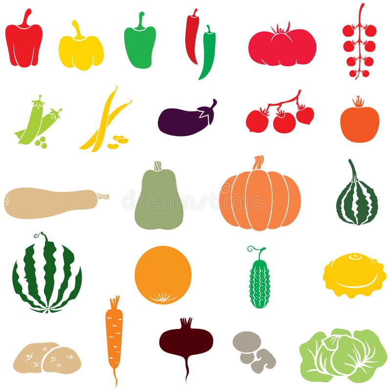 Vegetables royalty free illustration