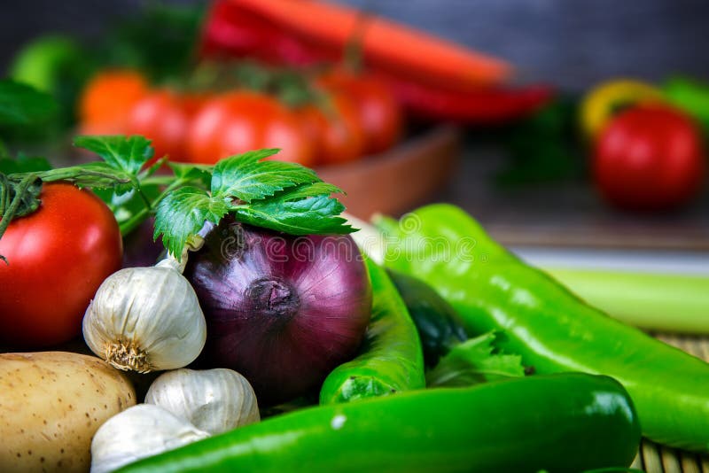 Organic vegetables stock image. Image of break, arrangement 22628877