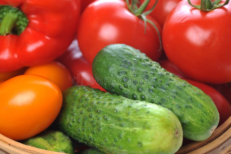 Vegetables in basket