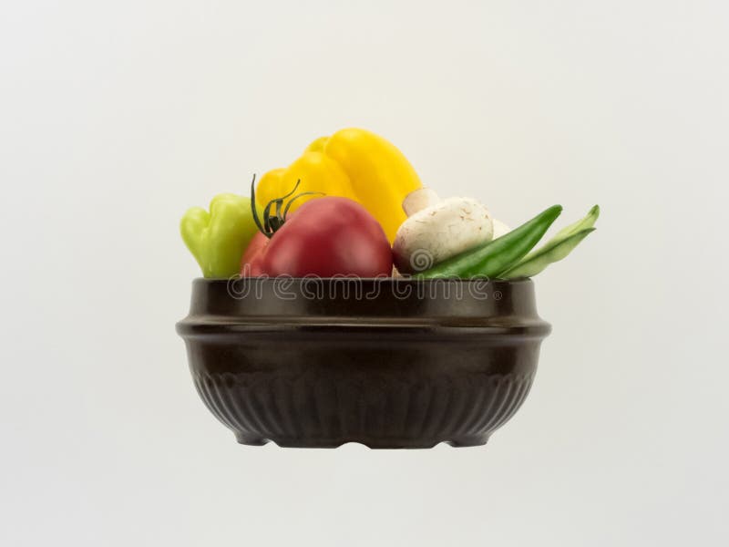 Vegetables in a Ceramic Bowl Stock Photo Image of ripe, ceramic