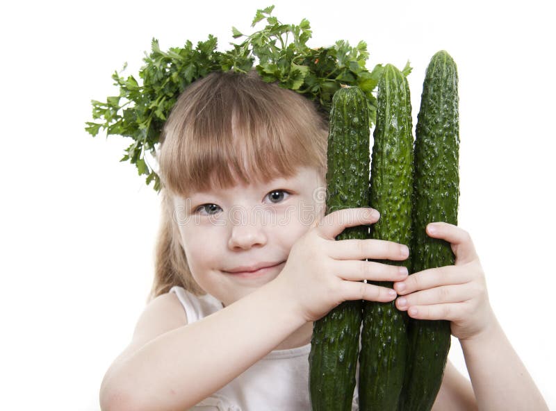 Vegetables and children.