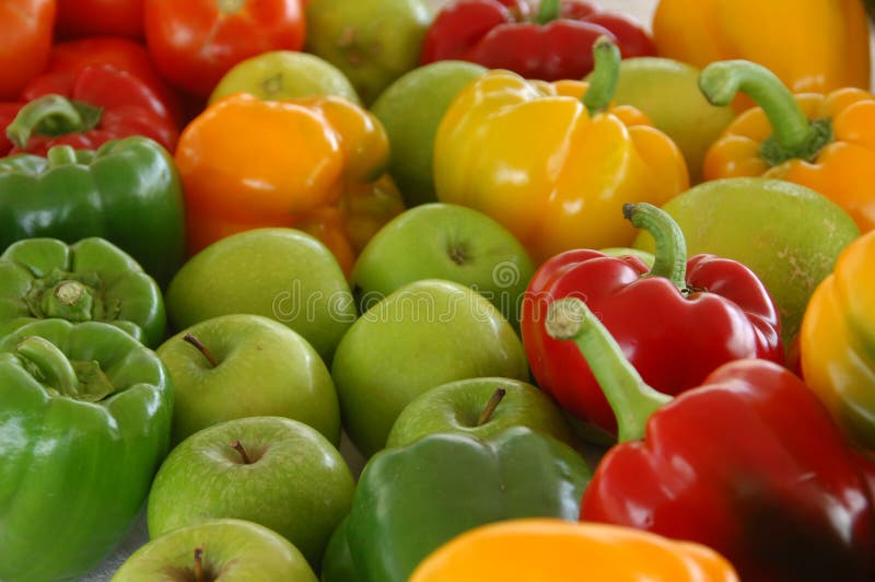 Vegetables close up at Home