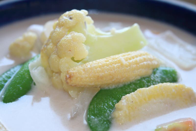 Vegetables Coconut Milk Curry Stock Photo Image of dinner, corn 30560614