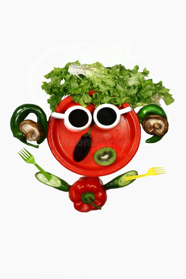 Vegetables on a dish