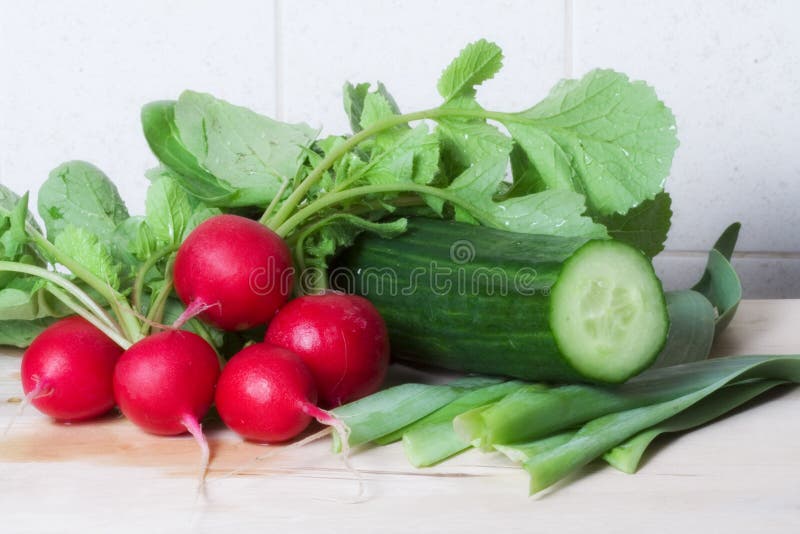 Vegetables for healthy salade