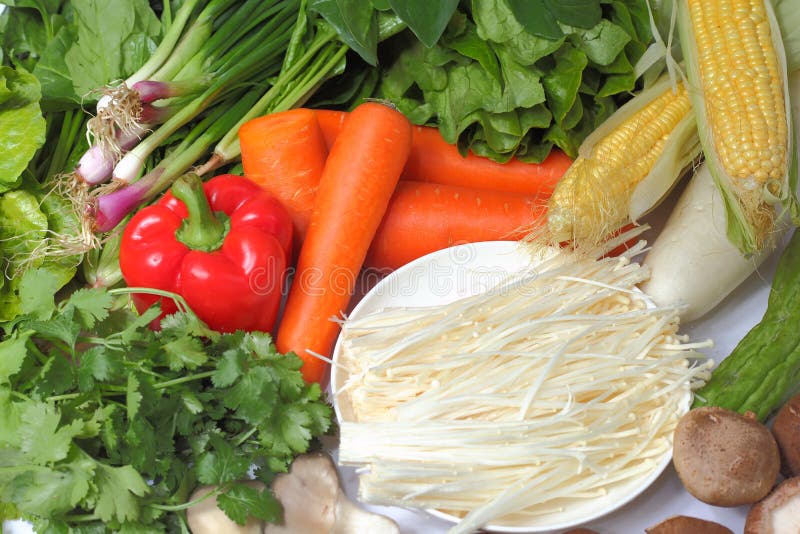 Vegetables Hot Pot Ingredients Stock Image Image 22597571