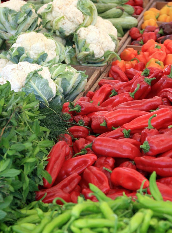 Biological Vegetables On The Market Picture. Image 13636101