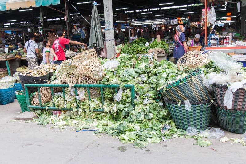 Vegetables in the market as an ingredient in food or pets.