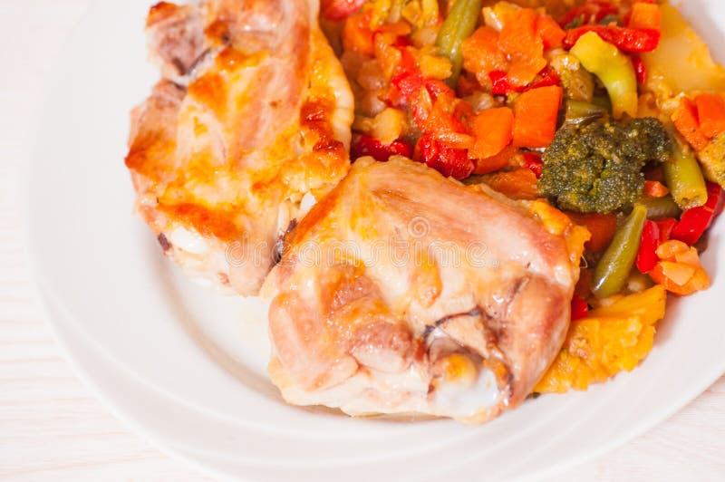 Vegetables mix and chicken stock image. Image of carrot 55335601