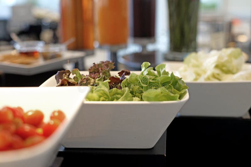 Vegetables salad bar on buffet line. Healthy food, vegetables salad bar on buffet line in restaurant stock images Vegetables salad bar on buffet line. Healthy food, vegetables salad bar on buffet line in restaurant stock images