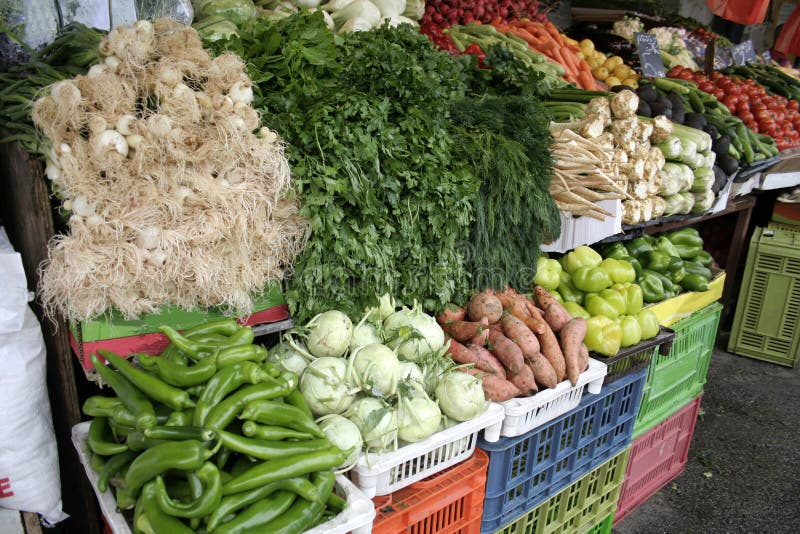 Vegetables stalll in haifa