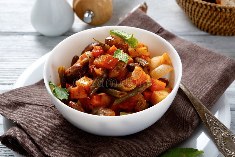 Vegetables Stewing in the Oven Stock Image Image of peppers, healthy