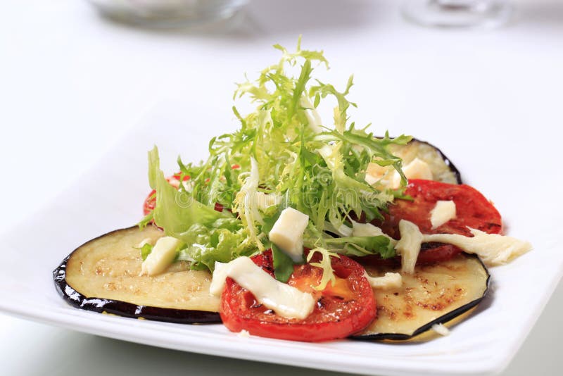 Vegetarian appetizer stock image. Image of eggplant, slices - 20786097