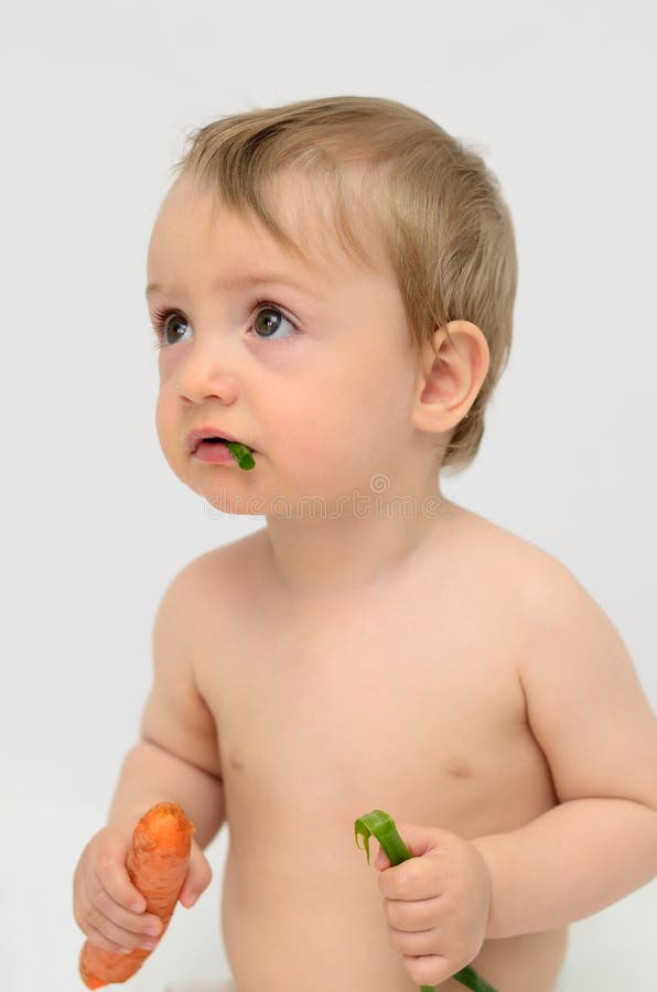 Vegetarian baby stock photo. Image of baby, small, diet 25182792