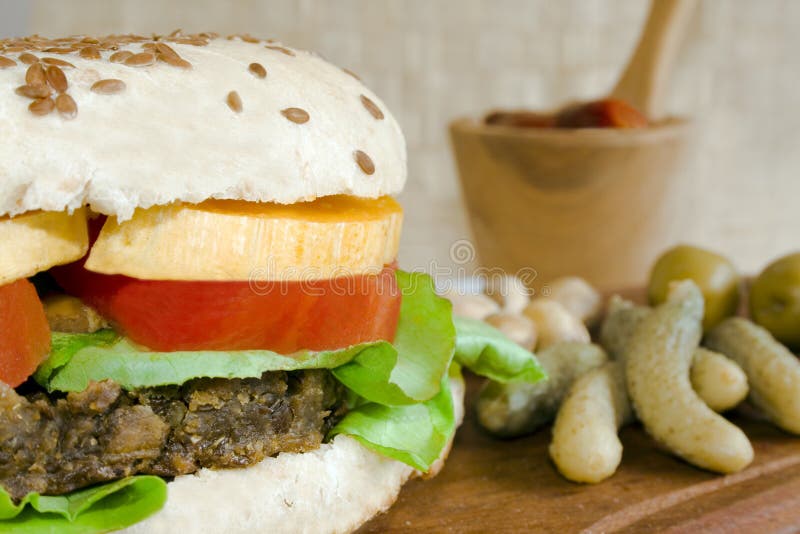 Vegetarian burger