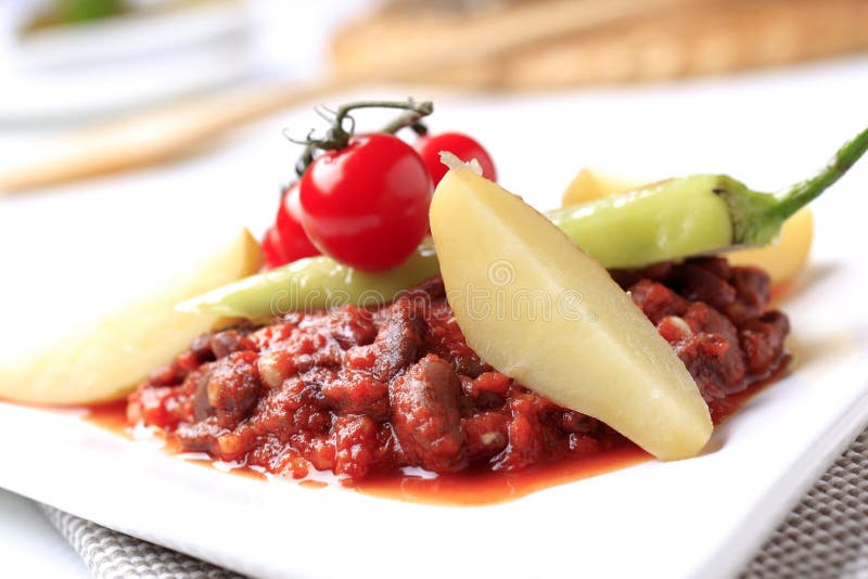 Vegetarian red bean chili