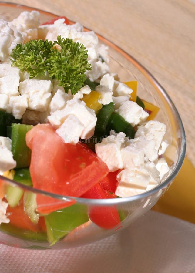 Vegetarian salad, healthy lifestyle