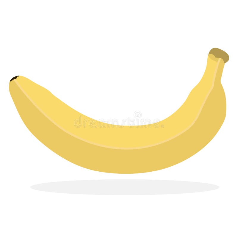 Vegetarian sign in the form of a banana. The icon for web design or printing is made in a simple vector illustration. stock illustration Vegetarian sign in the form of a banana. The icon for web design or printing is made in a simple vector illustration. stock illustration
