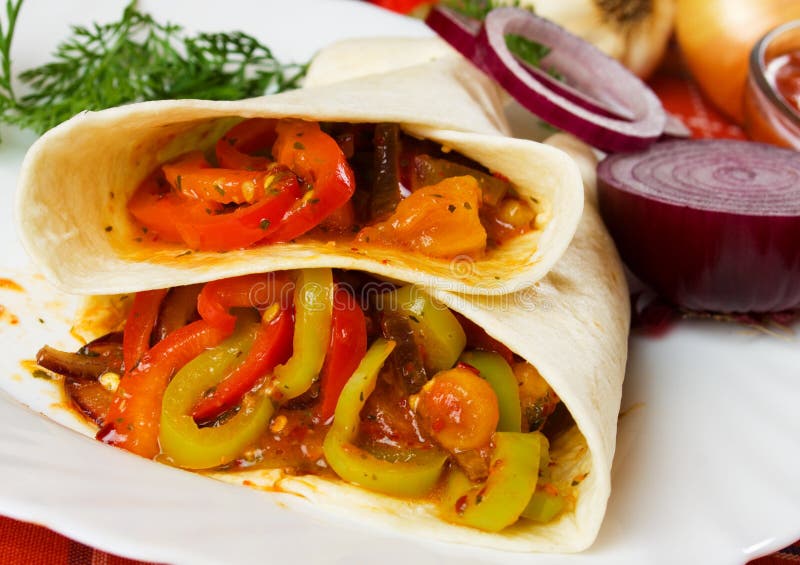 Vegetarian taco shells stock image. Image of food, meal 16786061