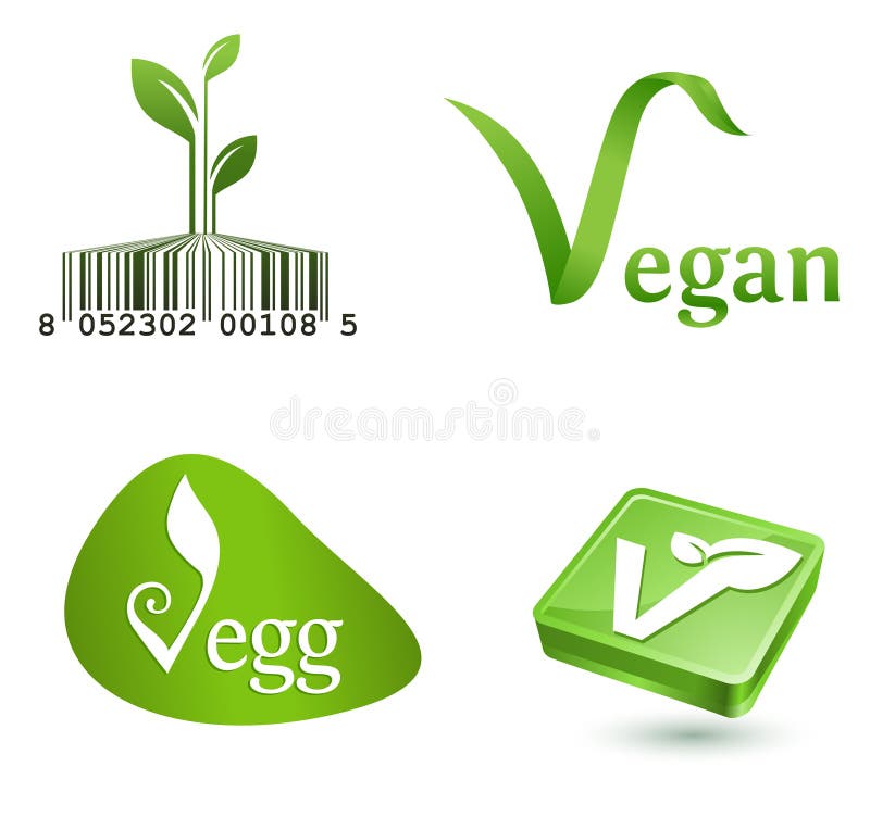 vegetariska symboler vektor illustrationer vegetariska symboler vektor illustrationer