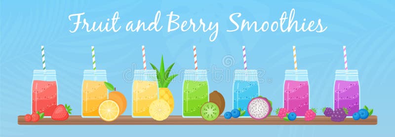 Vegeterian smoothie potrząśnięcia koktajlu kolekcja ilustracja wektor Vegeterian smoothie potrząśnięcia koktajlu kolekcja ilustracja wektor