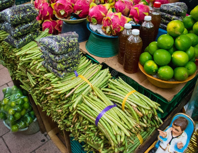 Vegtables do mercado de México foto de stock royalty free Vegtables do mercado de México foto de stock royalty free