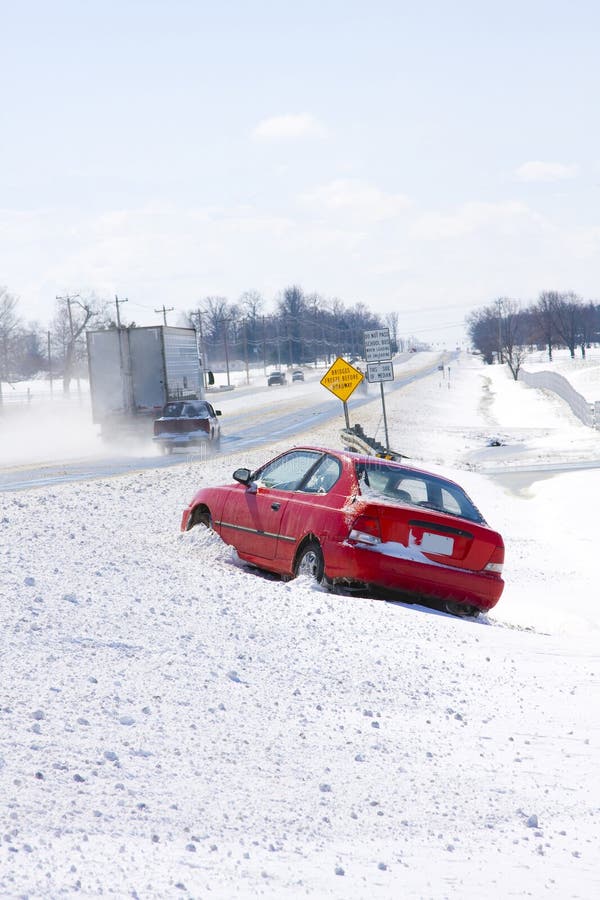 Vehicle loses control