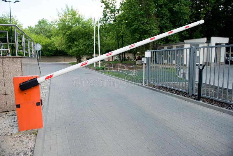 Vehicle security barrier stock images Vehicle security barrier stock images