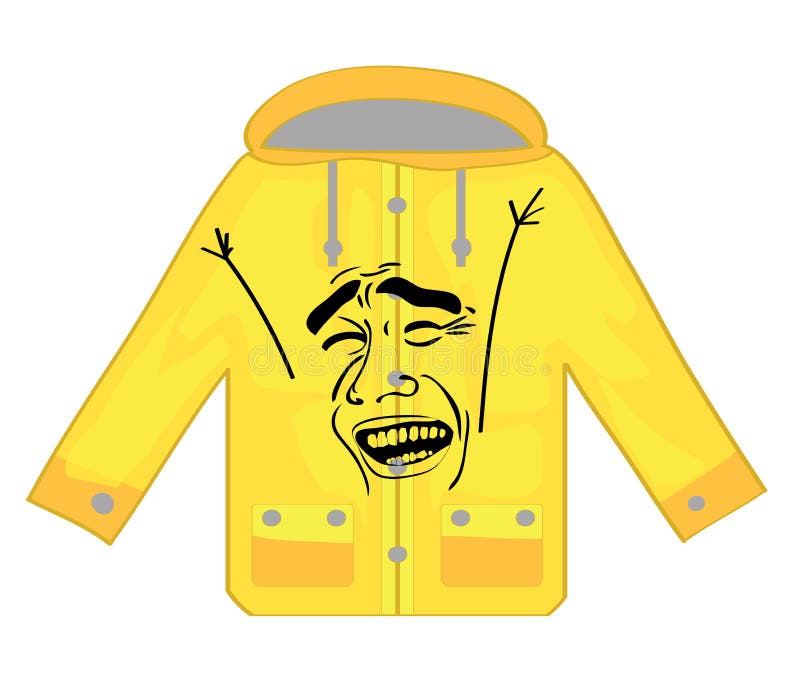 Yellow Rain Coat Stock Illustrations 1,009 Yellow Rain Coat Stock