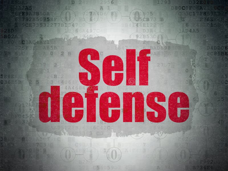 Veiligheidsconcept: Zelf - defensie op Digitale Gegevensdocument achtergrond