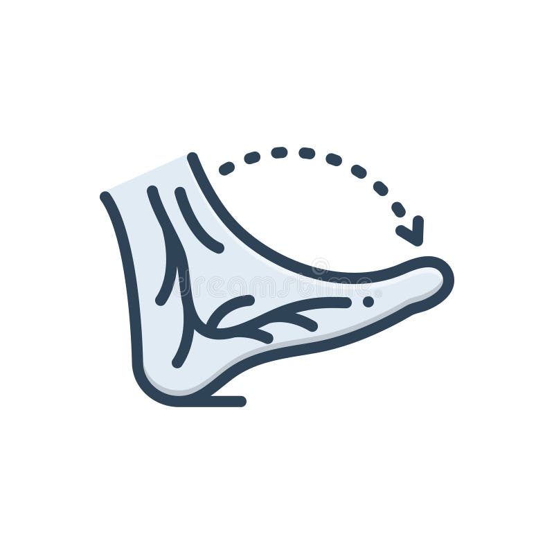 Color illustration icon for Veins, jitters and nerve stock illustration