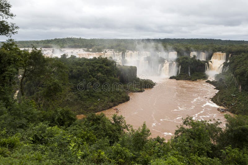Veiw de Foz de Iguaçu de Brasil imagens de stock Veiw de Foz de Iguaçu de Brasil imagens de stock