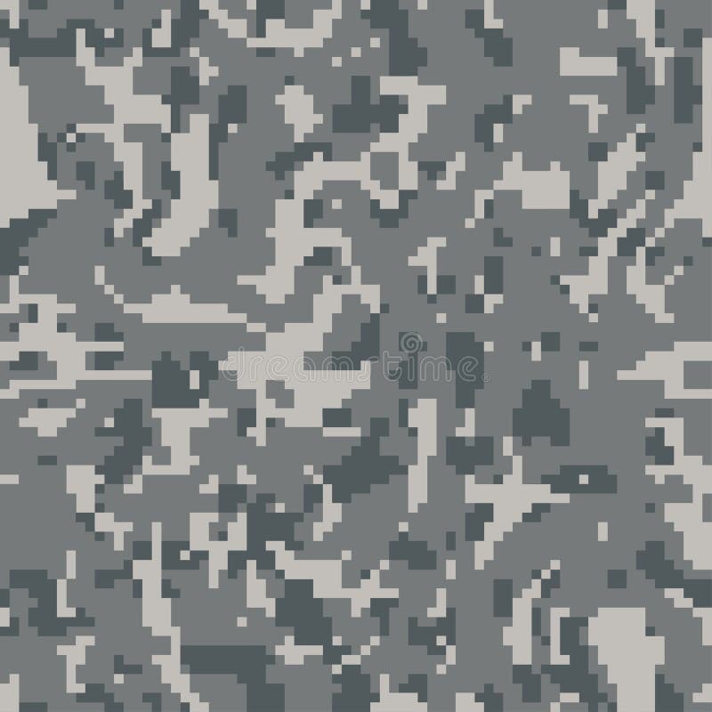 Vektor-Camo-Textur. Camouflage nahtlose Muster für Ihr Design. stock abbildung
