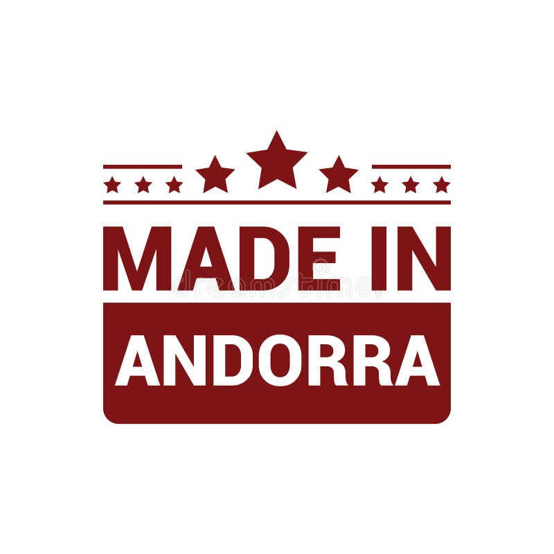 Vektor för Andorra stämpeldesign vektor illustrationer