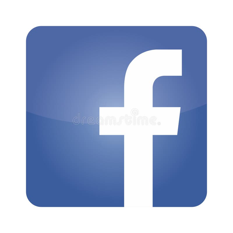Vektor för Facebook logosymbol royaltyfri illustrationer
