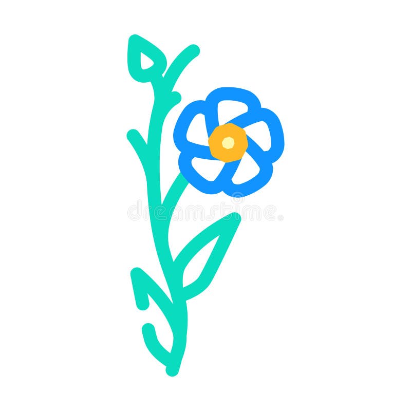 Vektor för färgsymbol för foderfärg för stomme royaltyfri illustrationer