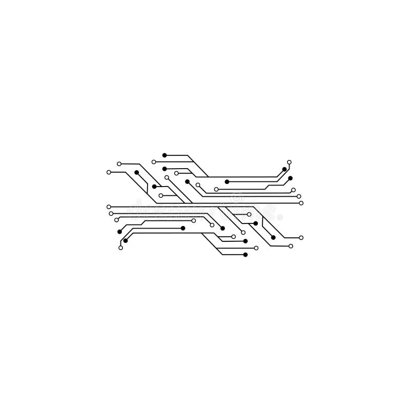 Vektor för kretsloppsmall. Vektorillustration för kretsloppsmallvektor, teknik, anslutning, abstrakt, symbol, företag, elektronisk, el, kommunikation, logotyper, kreativa, digitala, linjer, brev, modern, form, element, blått, företag, integration, kretsar, punkt, framtid, koncept, integration, integrering, nätverk, webb, vetenskap, logotyp