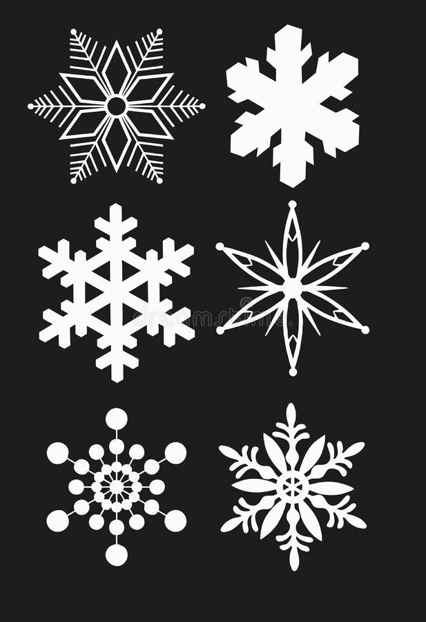 vektor för snowflake för bakgrundsblue set