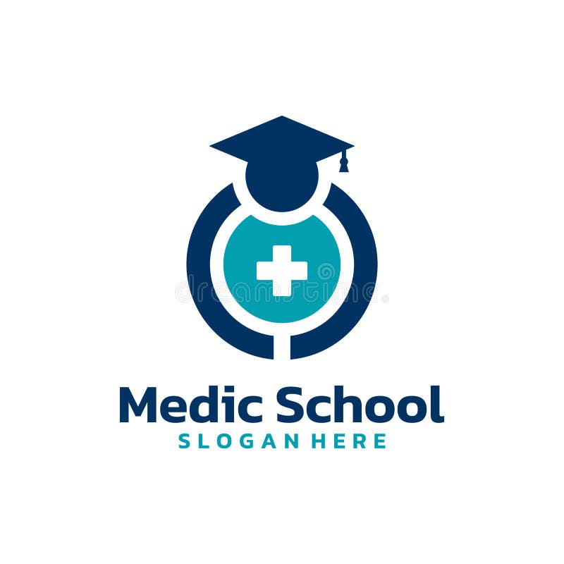 Vektor för studentlogotyp royaltyfri illustrationer