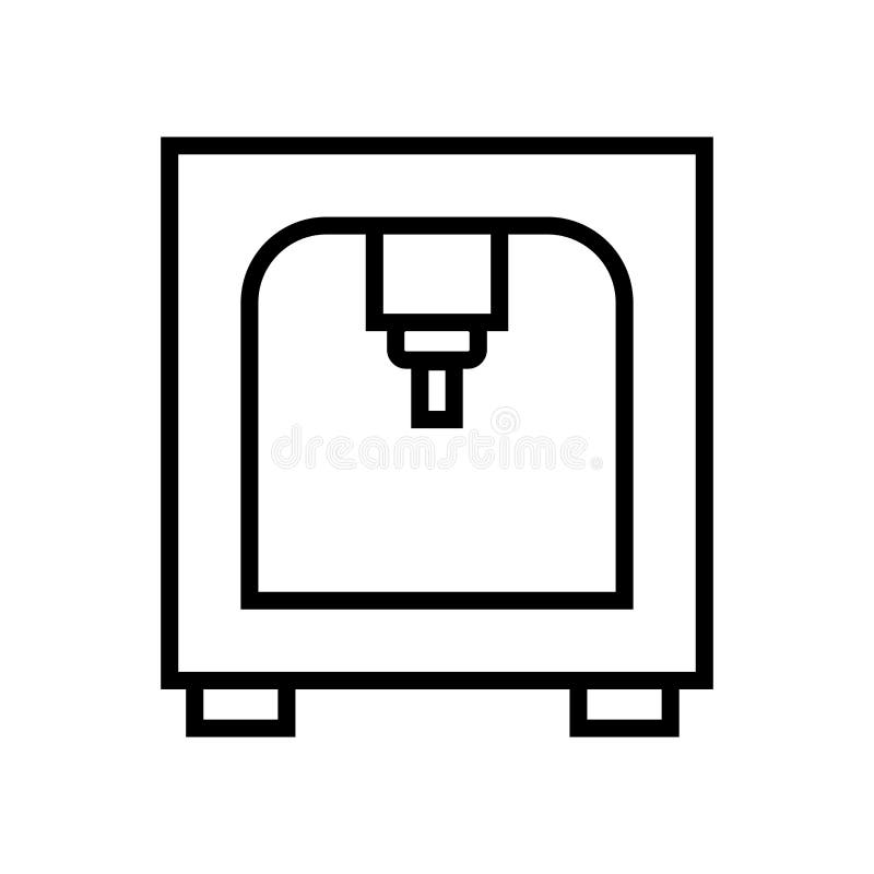 vektor för symbol för skrivare som 3d isoleras på det vita bakgrunds-, för skrivare 3d tecknet, linje och översiktsbeståndsdelar royaltyfri illustrationer vektor för symbol för skrivare som 3d isoleras på det vita bakgrunds-, för skrivare 3d tecknet, linje och översiktsbeståndsdelar royaltyfri illustrationer