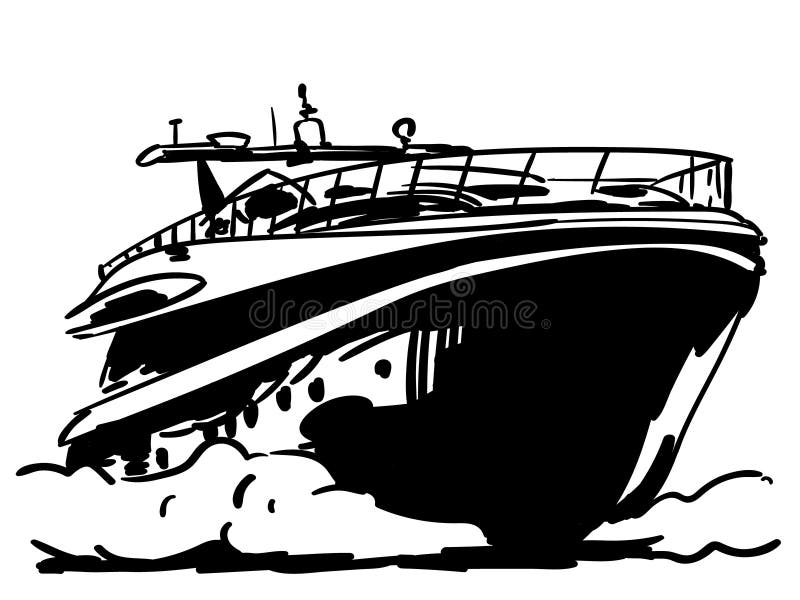 Vektor för yachtvektoreps, Eps, logo, symbol, konturillustration vid crafteroks för olikt bruk r vektor illustrationer Vektor för yachtvektoreps, Eps, logo, symbol, konturillustration vid crafteroks för olikt bruk r vektor illustrationer