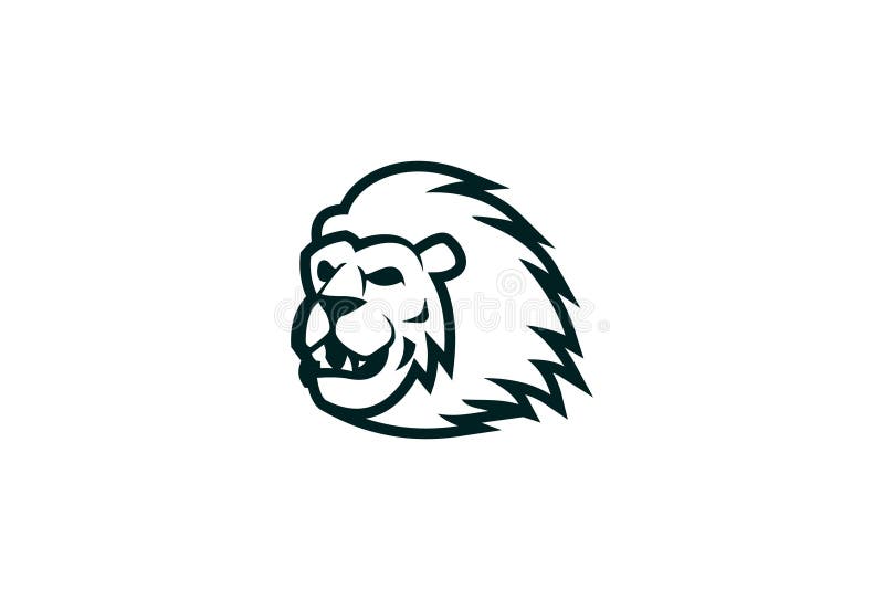 Vektor Lion Logo Design royaltyfri illustrationer Vektor Lion Logo Design royaltyfri illustrationer